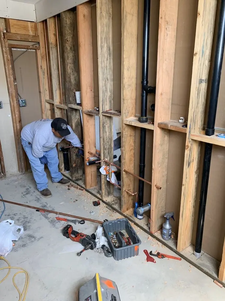 Commercial rough-in plumbing for Gas Line Repair in Laytonsville
